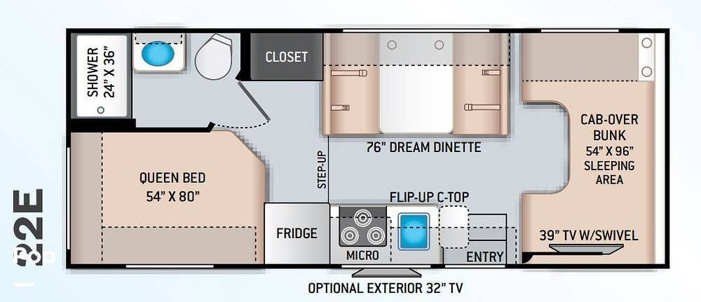 Used 2022 Thor Motor Coach Four Winds 22E available in Morganton, North Carolina