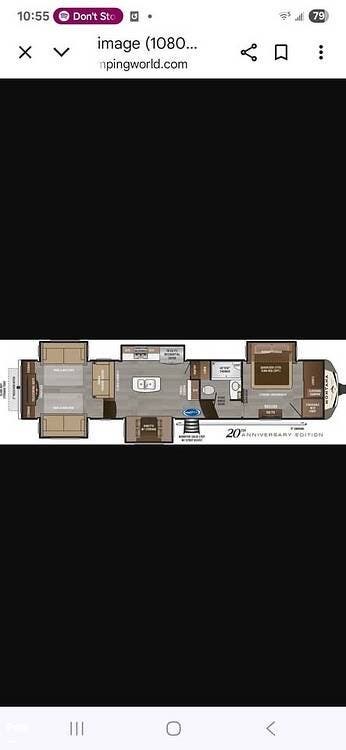 2019 Keystone Montana 3791RD 20th Aniversary Series - Used Fifth Wheel For Sale by Pop RVs in Nixa, Missouri features Awning, Air Conditioning, Slideout
