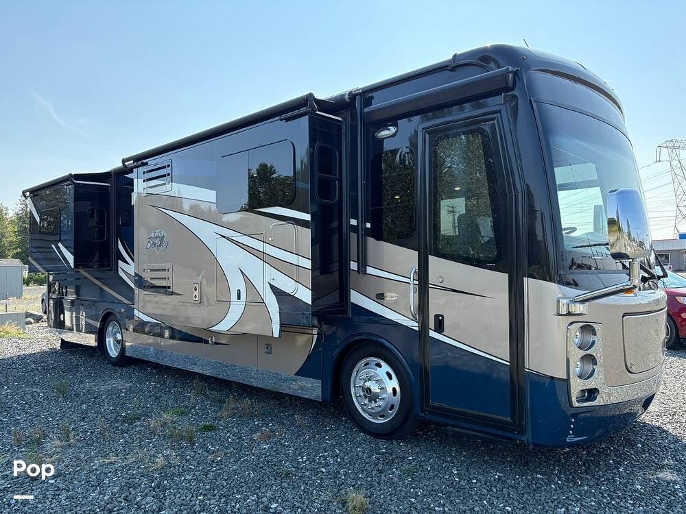 2018 Nexus Bentley 34B - Used Diesel Pusher For Sale by Pop RVs in Quartzsite, Arizona features Slideout, Leveling Jacks, Awning, Air Conditioning, Generator