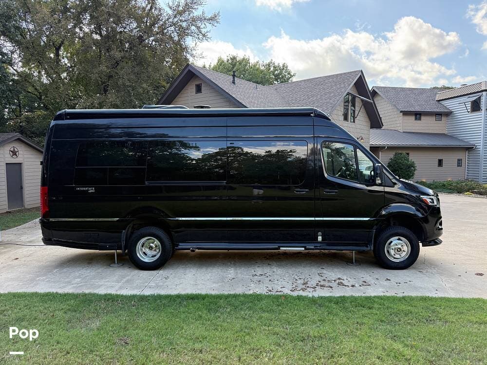 2021 Airstream Interstate 24GT 4WD - Used Class B For Sale by Pop RVs in Pottsboro, Texas features Generator, Air Conditioning, Awning, Leveling Jacks