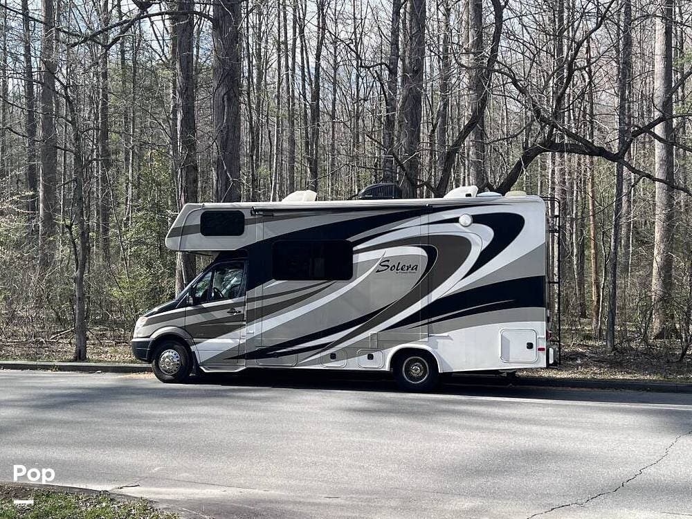 2014 Forest River Solera 24S - Used Class C For Sale by Pop RVs in Esopus, New York features Air Conditioning, Slideout, Generator, Awning