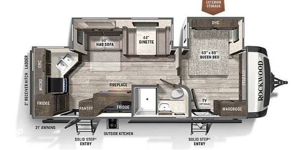 2022 Rockwood 2614BS by Forest River from Pop RVs in Osteen, Florida