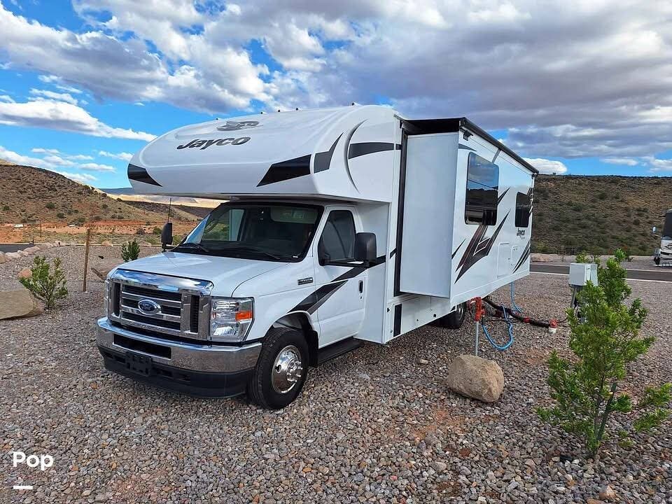 2024 Jayco Redhawk 26M - Used Class C For Sale by Pop RVs in Hurricane, Utah features Slideout, Air Conditioning, Generator