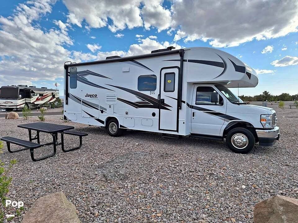 2024 Jayco Redhawk 26M - Used Class C For Sale by Pop RVs in Hurricane, Utah features Generator, Slideout, Air Conditioning