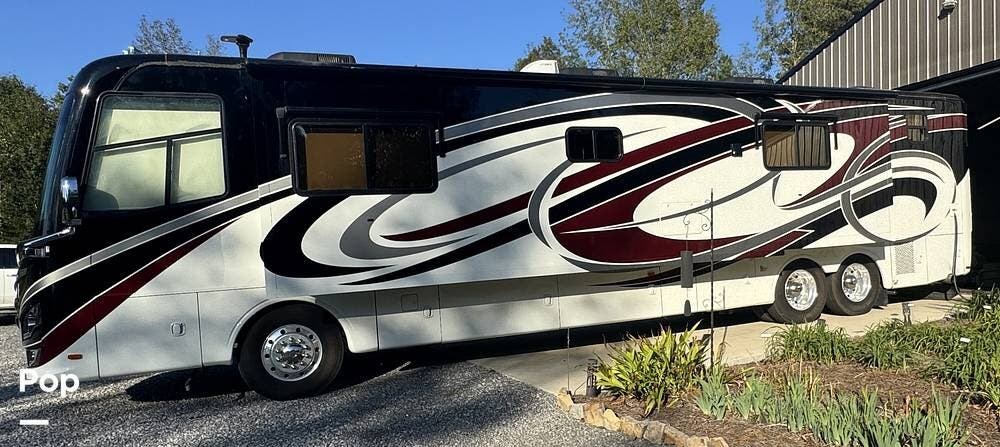 2012 Monaco RV Diplomat 43DFT - Used Diesel Pusher For Sale by Pop RVs in Henagar, Alabama features Slideout, Air Conditioning, Leveling Jacks, Generator, Awning