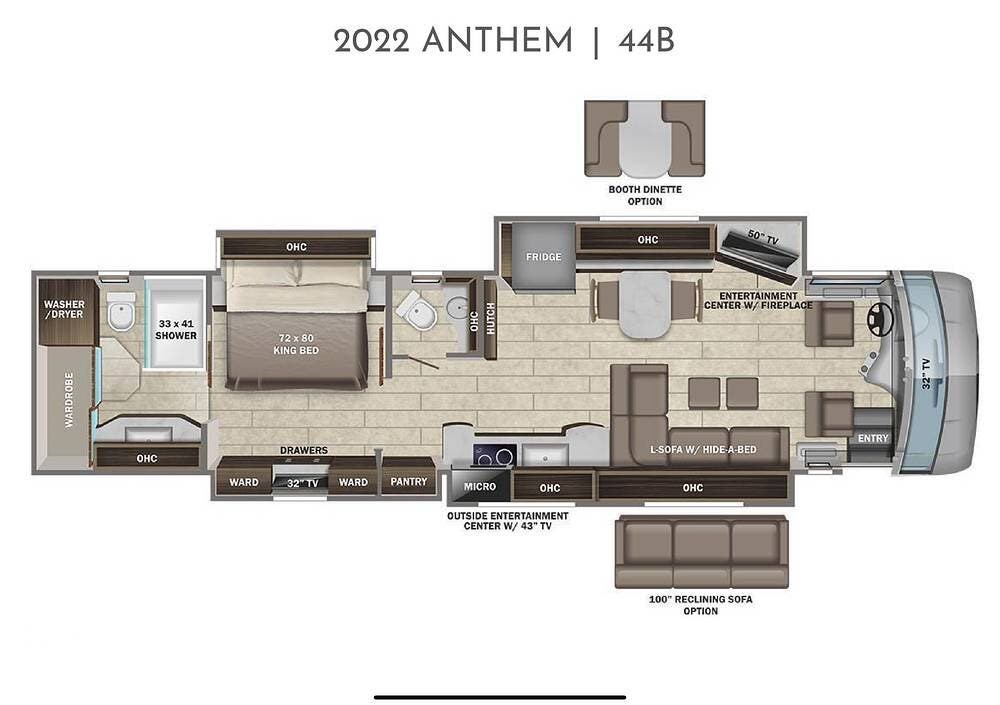 2022 Entegra Coach Anthem 44B #466811 - For Sale in Sierra Vista, AZ