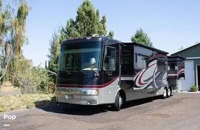 2011 Monaco RV Diplomat 43PKQ - Used Diesel Pusher For Sale by Pop RVs in Redmond, Oregon features Slideout, Leveling Jacks, Awning, Generator, Air Conditioning