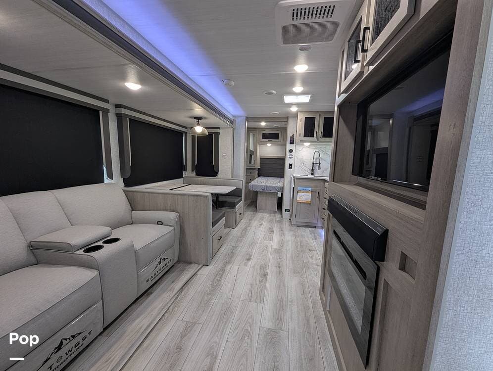 2024 East to West Alta 2800KBH - Used Travel Trailer For Sale by Pop RVs in Port Charlotte, Florida features Awning, Leveling Jacks, Air Conditioning, Slideout