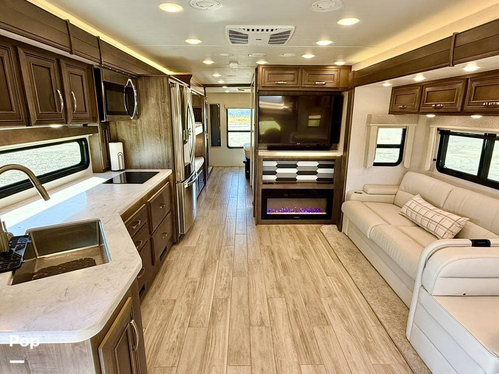 2024 Jayco Seneca Prestige 37L - Used Super C For Sale by Pop RVs in Bainbridge Island, Washington features Awning, Slideout, Generator, Air Conditioning