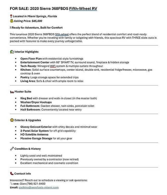 2020 Sierra 368FBDS by Forest River from Pop RVs in Doral, Florida