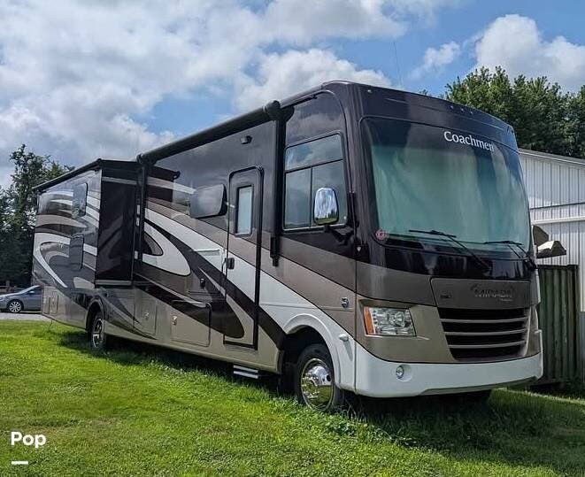 2015 Coachmen Mirada 35BH - Used Class A For Sale by Pop RVs in Keymar, Maryland features Air Conditioning, Slideout, Generator, Leveling Jacks, Awning
