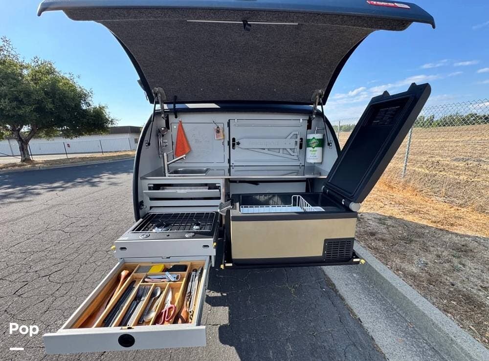 2024 Escapod topo 2 Voyager - Used Travel Trailer For Sale by Pop RVs in Petaluma, California features Leveling Jacks, Awning