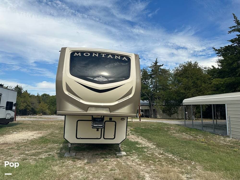 2019 Keystone Montana 3811MS - Used Fifth Wheel For Sale by Pop RVs in Anna, Texas features Air Conditioning, Slideout, Leveling Jacks, Awning