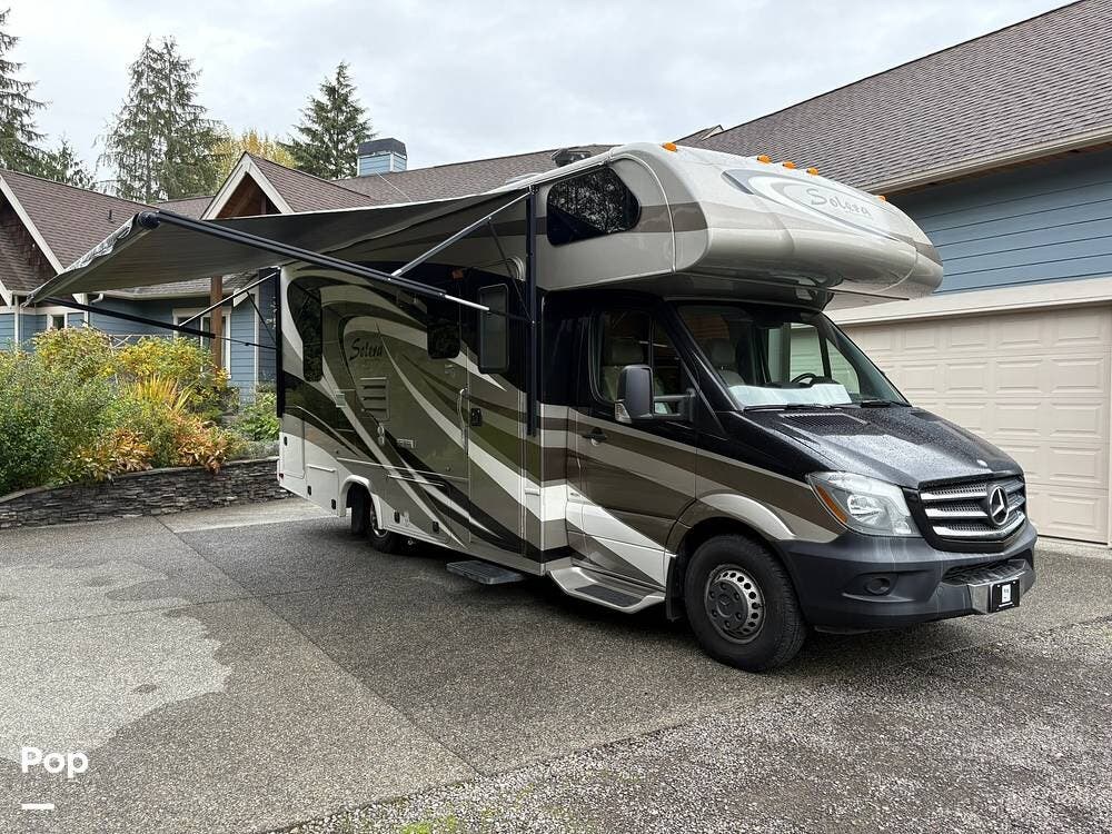 2015 Forest River Solera 24R - Used Class C For Sale by Pop RVs in Monroe, Washington features Slideout, Awning, Leveling Jacks, Air Conditioning, Generator