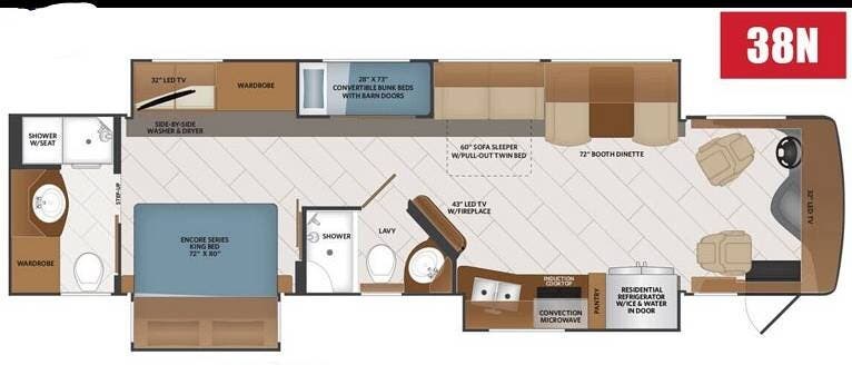 Used 2021 Fleetwood Discovery 38N available in St Cloud, Florida