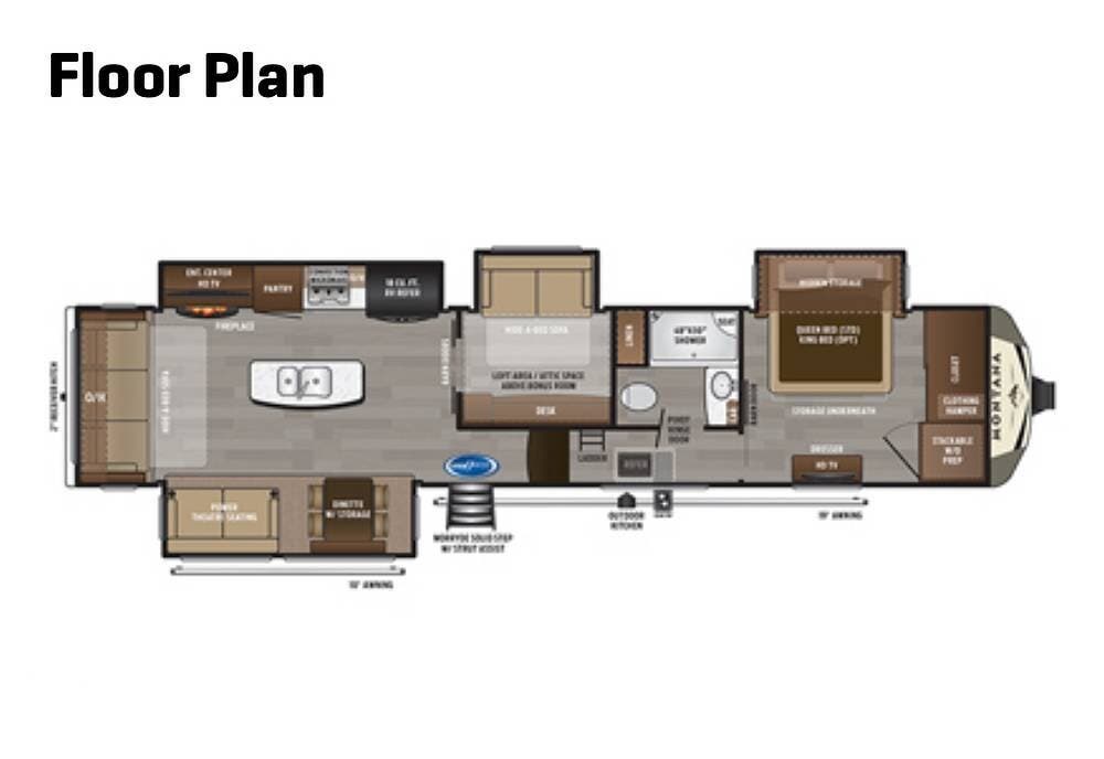 2020 Montana 3854BR by Keystone from Pop RVs in Tallassee, Alabama