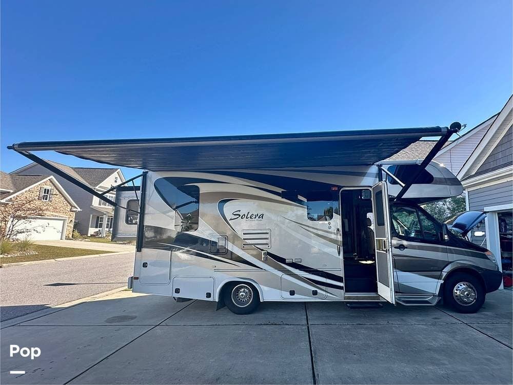 2014 Forest River Solera 24R - Used Class C For Sale by Pop RVs in Longs, South Carolina features Awning, Leveling Jacks, Air Conditioning, Slideout, Generator