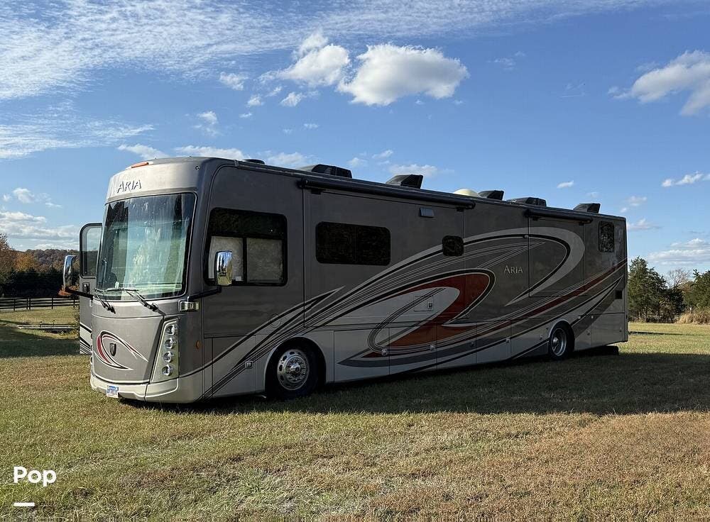 2022 Thor Motor Coach Aria 4000 - Used Diesel Pusher For Sale by Pop RVs in Leesburg, Virginia features Air Conditioning, Awning, Leveling Jacks, Generator, Slideout
