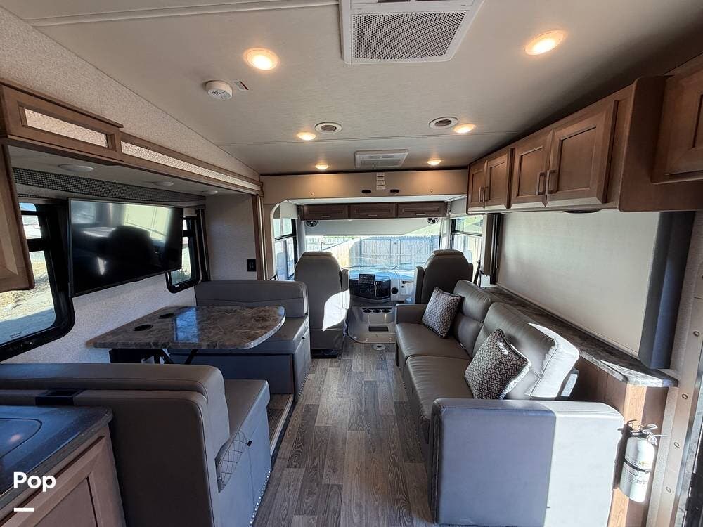 2023 Thor Motor Coach Outlaw 38KB - Used Toy Hauler For Sale by Pop RVs in Pueblo West, Colorado features Air Conditioning, Generator, Slideout, Leveling Jacks, Awning