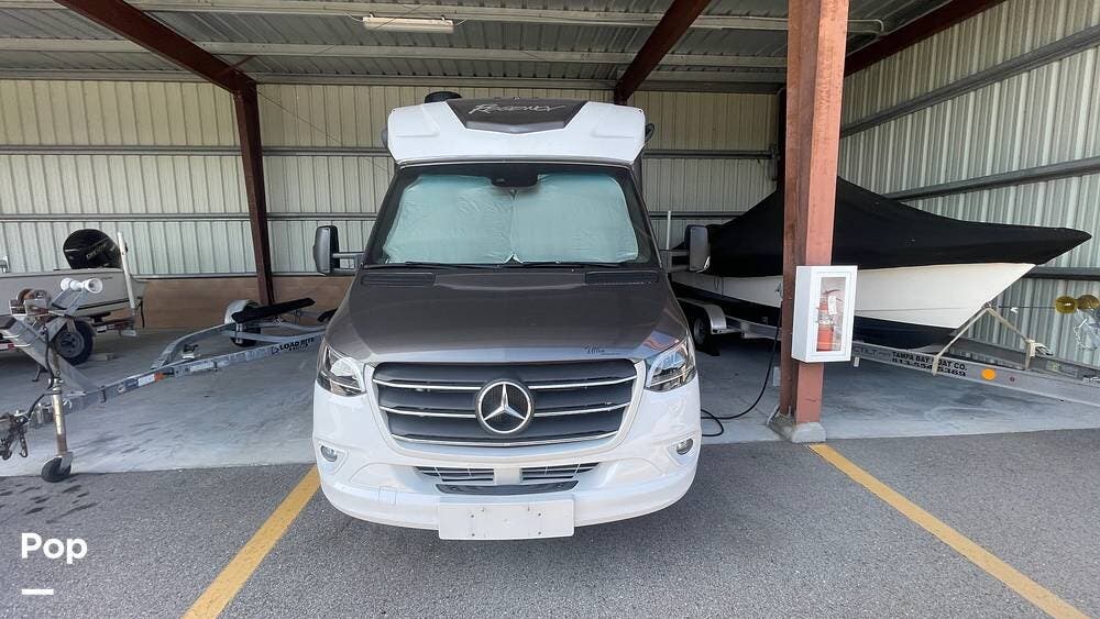 2023 Regency Ultra Brougham 25TBS - Used Class C For Sale by Pop RVs in Cape Coral, Florida features Air Conditioning, Slideout, Awning, Leveling Jacks