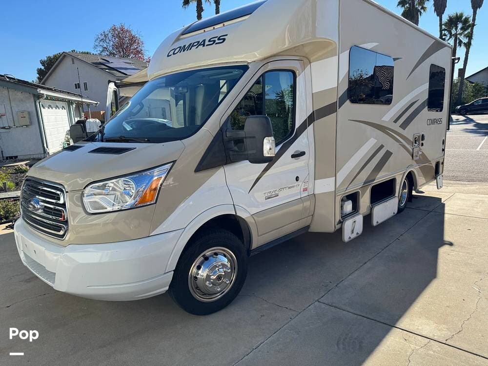 2017 Thor Motor Coach Compass 23TR - Used Class B For Sale by Pop RVs in San Diego, California features Generator, Slideout, Awning, Air Conditioning, Leveling Jacks