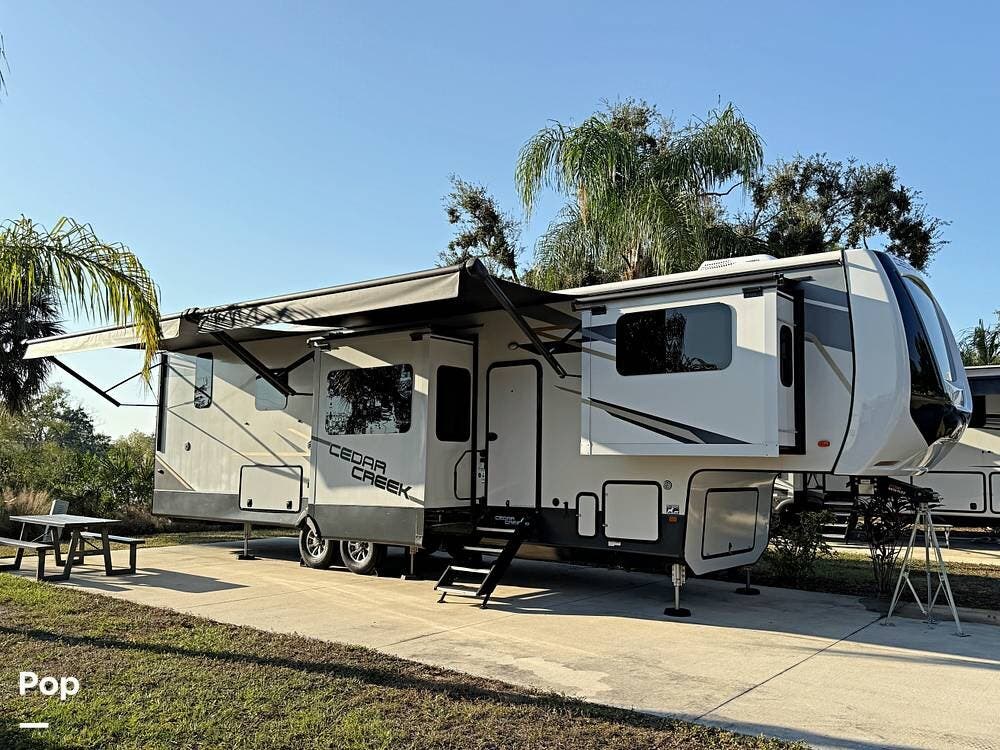 Used 2022 Forest River Cedar Creek 371FL available in Clearwater, Florida