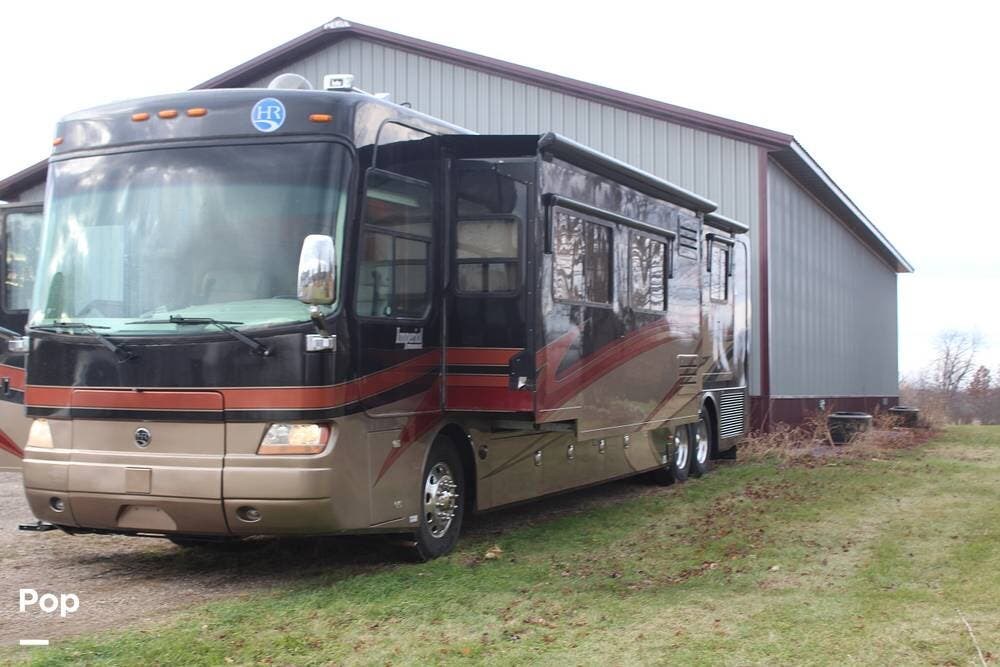 2008 Holiday Rambler Imperial Trinidad IV - Used Diesel Pusher For Sale by Pop RVs in East Troy, Wisconsin features Slideout, Air Conditioning, Generator, Leveling Jacks, Awning