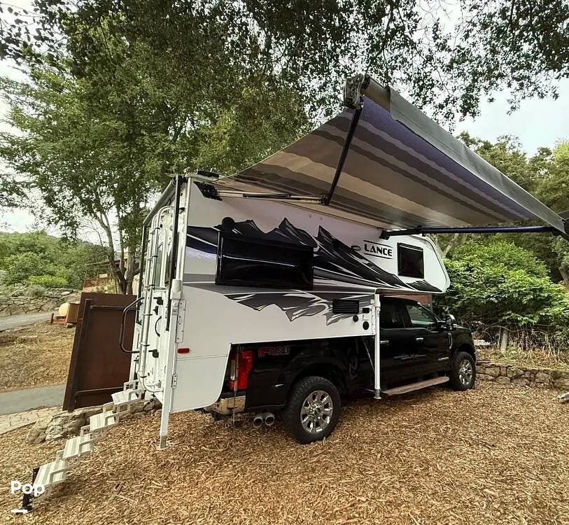 2023 Lance Lance 850 - Used Truck Camper For Sale by Pop RVs in Santa Barbara, California features Air Conditioning, Awning