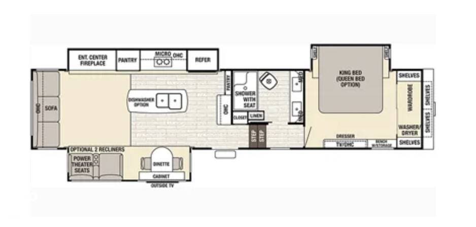 2017 Cedar Creek Champagne 38EL by Forest River from Pop RVs in Moyock, North Carolina