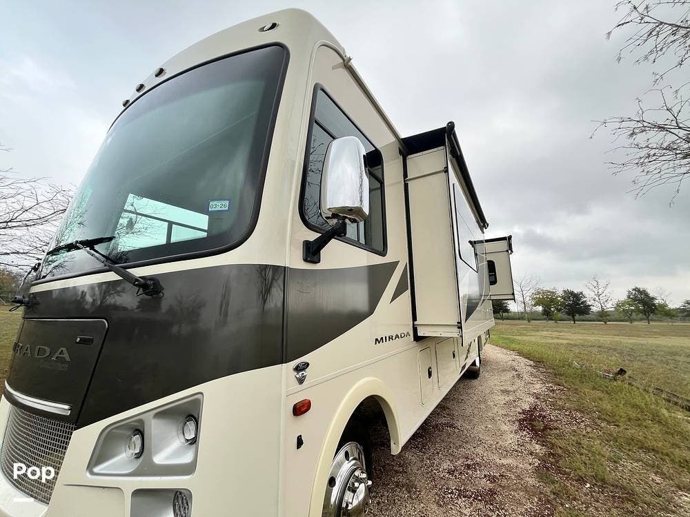 2022 Coachmen Mirada 315KS - Used Class A For Sale by Pop RVs in New Braunfels, Texas features Slideout, Leveling Jacks, Air Conditioning, Awning, Generator