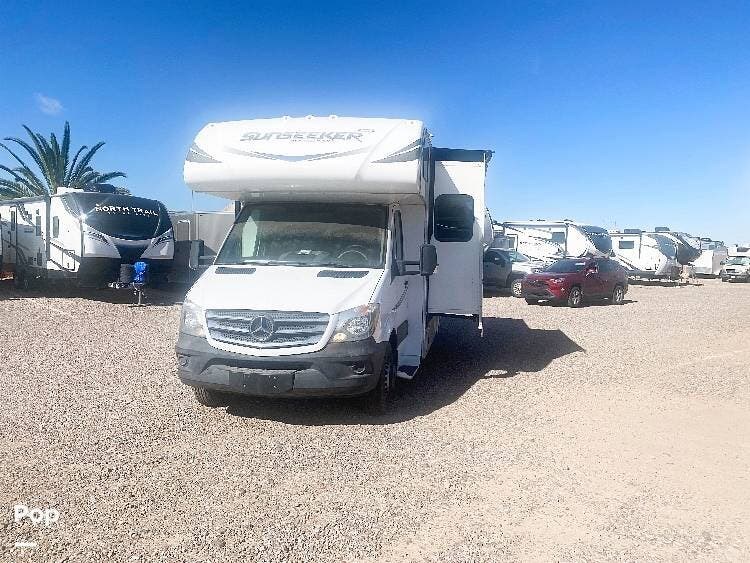 2018 Forest River Sunseeker 2400S - Used Class C For Sale by Pop RVs in Casa Grande, Arizona features Awning, Air Conditioning, Generator, Leveling Jacks, Slideout