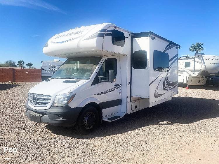 2018 Forest River Sunseeker 2400S - Used Class C For Sale by Pop RVs in Casa Grande, Arizona features Awning, Generator, Slideout, Leveling Jacks, Air Conditioning