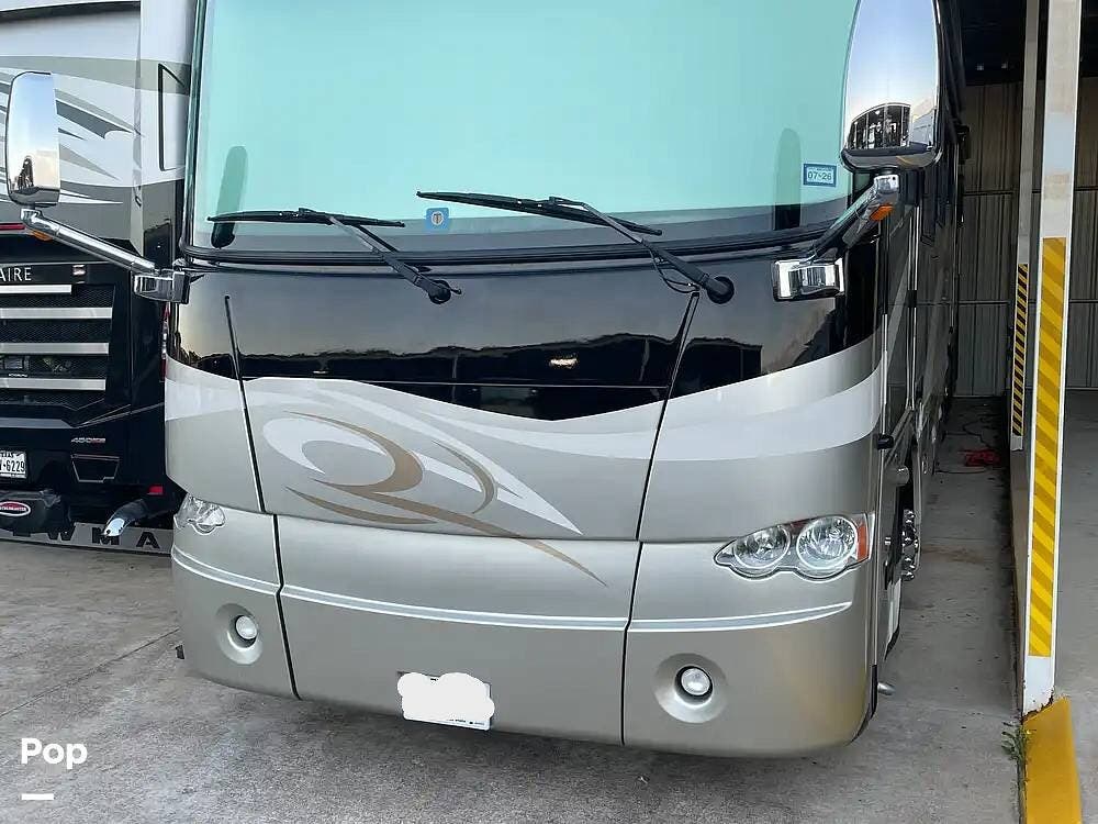 2010 Tiffin Allegro Bus 40QXP - Used Diesel Pusher For Sale by Pop RVs in Fort Worth, Texas features Generator, Air Conditioning, Awning, Slideout, Leveling Jacks