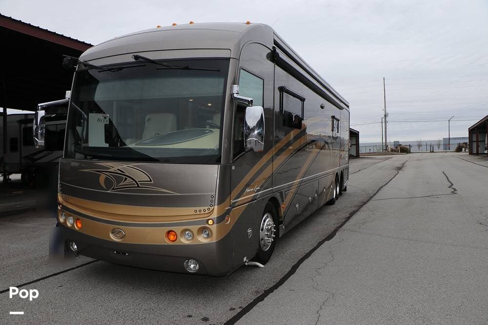 2016 American Coach American Allegiance 42T - Used Diesel Pusher For Sale by Pop RVs in Buford, Georgia features Generator, Leveling Jacks, Awning, Slideout, Air Conditioning
