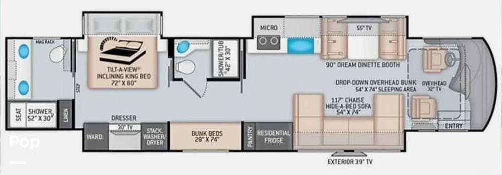 2023 Tuscany 45BX by Thor Motor Coach from Pop RVs in Punta Gorda, Florida