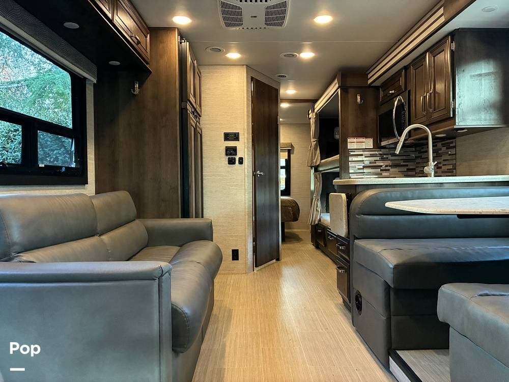 2021 Entegra Coach Esteem 31F - Used Class C For Sale by Pop RVs in San Jose, California features Awning, Generator, Air Conditioning, Leveling Jacks, Slideout