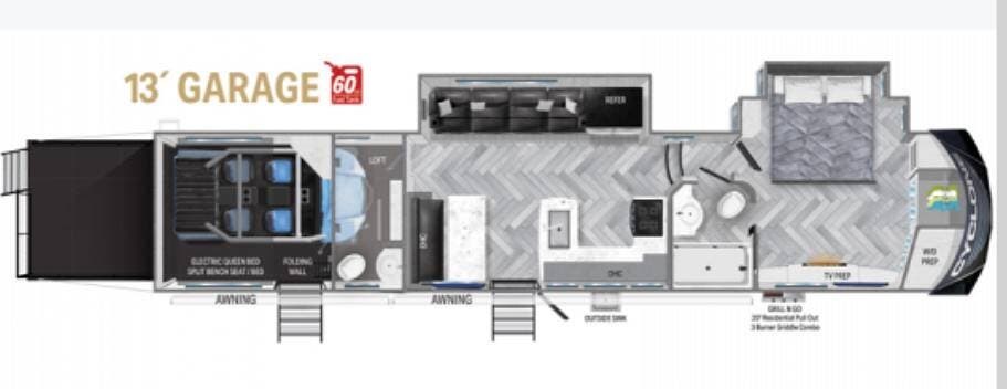 2021 Cyclone 4007 by Heartland from Pop RVs in Longwood, Florida