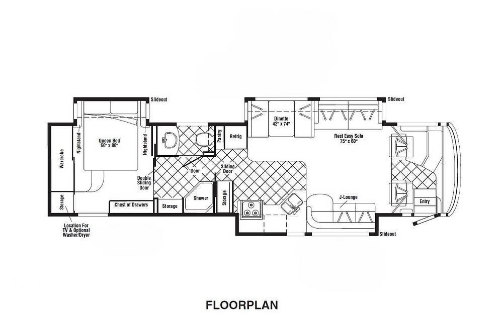 2005 Meridian 39K by Itasca from Pop RVs in Lake Charles, Louisiana
