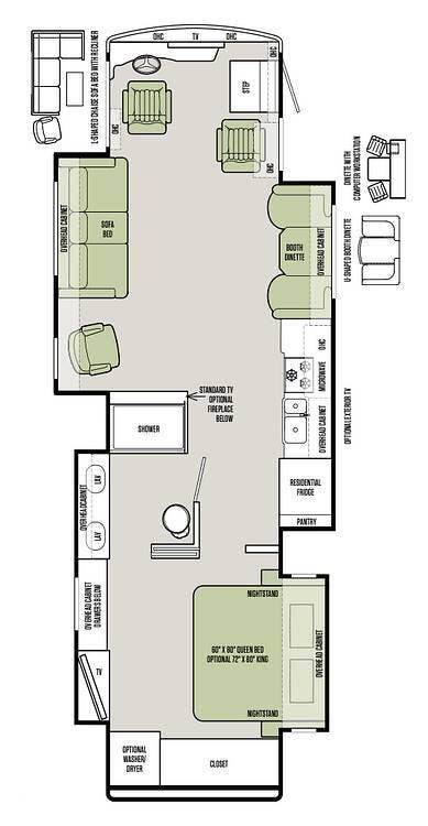 2016 Tiffin Allegro Red 37PA - Used Diesel Pusher For Sale by Pop RVs in Eden, North Carolina features Generator, Awning, Slideout, Air Conditioning, Leveling Jacks