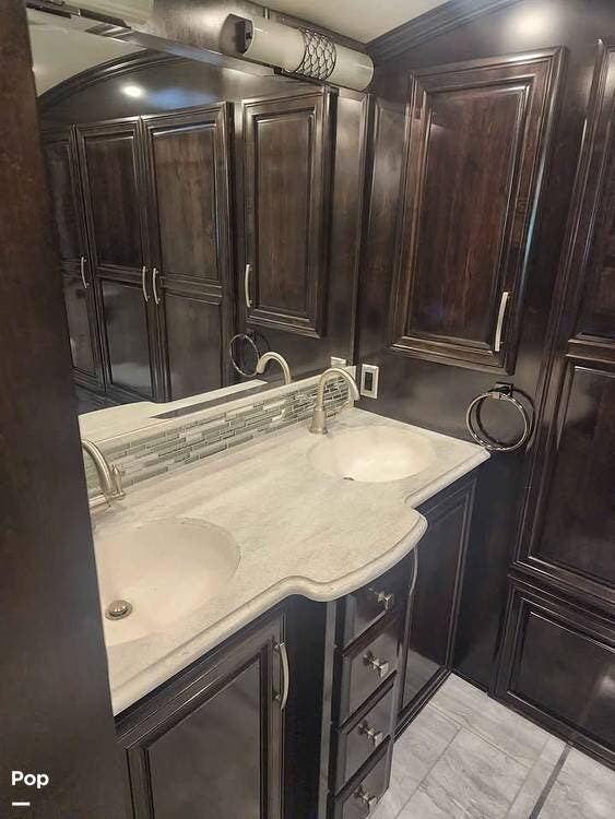 2018 Newmar Dutch Star 4369 - Used Diesel Pusher For Sale by Pop RVs in Menominee, Michigan features Awning, Generator, Air Conditioning, Leveling Jacks, Slideout