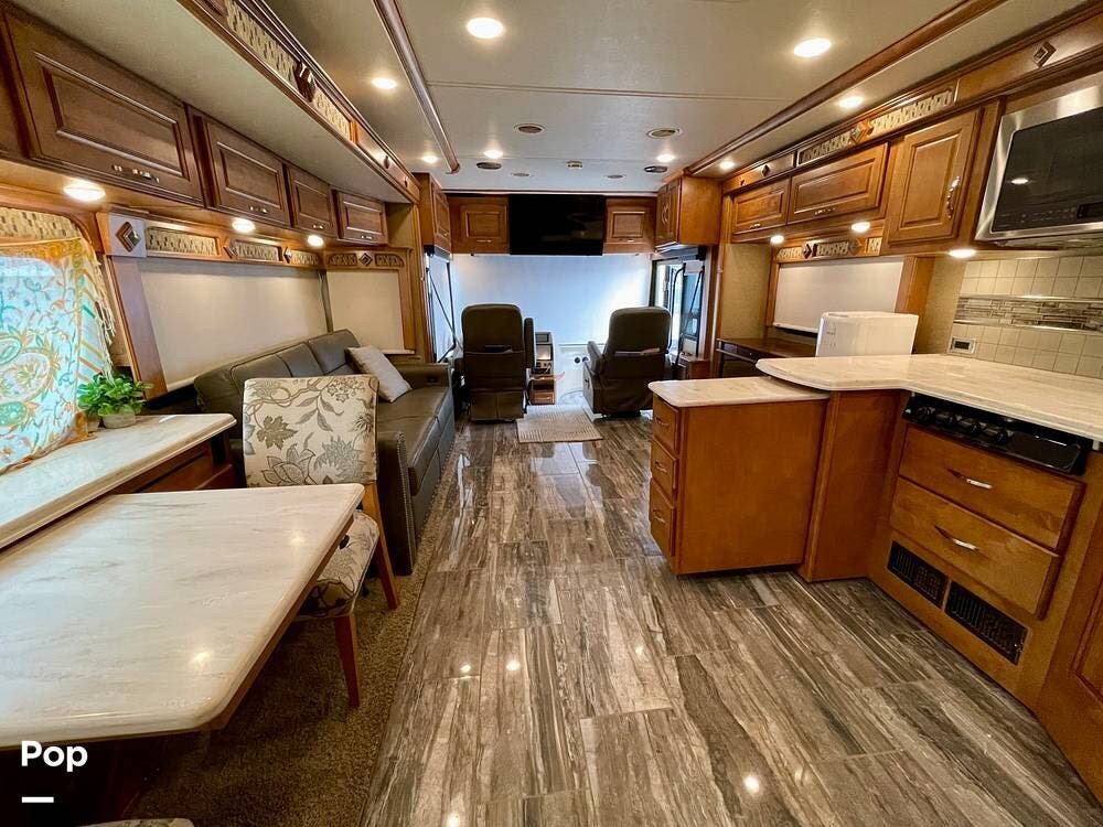 2017 Winnebago Journey 36M - Used Diesel Pusher For Sale by Pop RVs in Fort Pierce, Florida features Awning, Generator, Slideout, Leveling Jacks, Air Conditioning