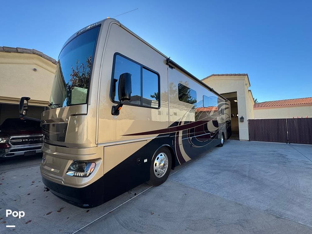 2018 Fleetwood Pace-Arrow LXE 38K - Used Diesel Pusher For Sale by Pop RVs in Glendale, Arizona features Slideout, Generator, Air Conditioning, Leveling Jacks, Awning