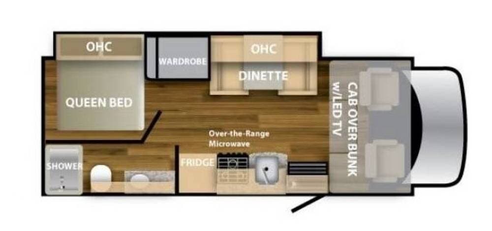 2019 Nexus Phantom 25P - Used Class C For Sale by Pop RVs in Somerset, Massachusetts features Generator, Slideout, Leveling Jacks, Air Conditioning, Awning