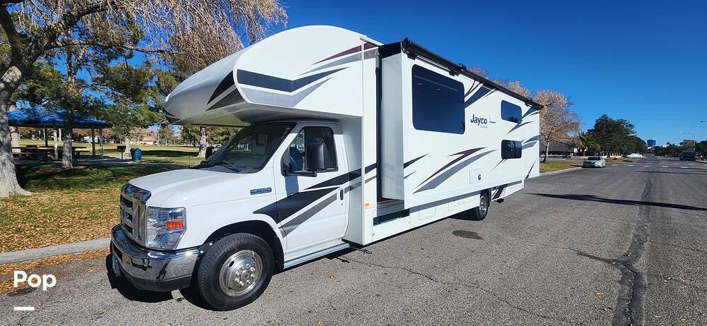 2019 Jayco Redhawk 31F - Used Class C For Sale by Pop RVs in Las Vegas, Nevada features Awning, Slideout, Generator, Air Conditioning