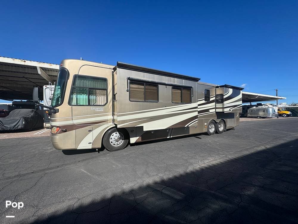2006 Holiday Rambler Imperial 40PDQ - Used Diesel Pusher For Sale by Pop RVs in Gilbert, Arizona features Generator, Awning, Air Conditioning, Leveling Jacks, Slideout