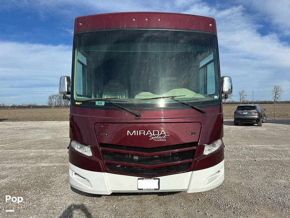2019 Coachmen Mirada Select 37TB - Used Class A For Sale by Pop RVs in Columbia, Illinois features Leveling Jacks, Awning, Generator, Air Conditioning, Slideout