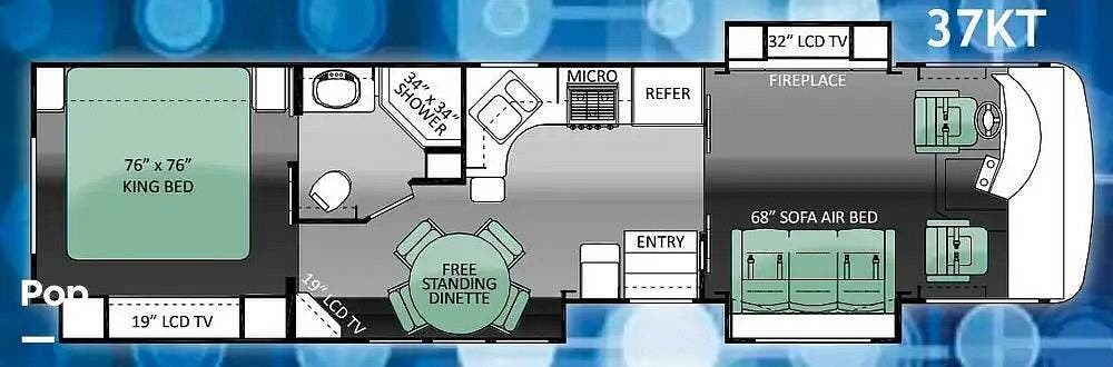 2013 Challenger 37KT by Thor Motor Coach from Pop RVs in Erath, Louisiana