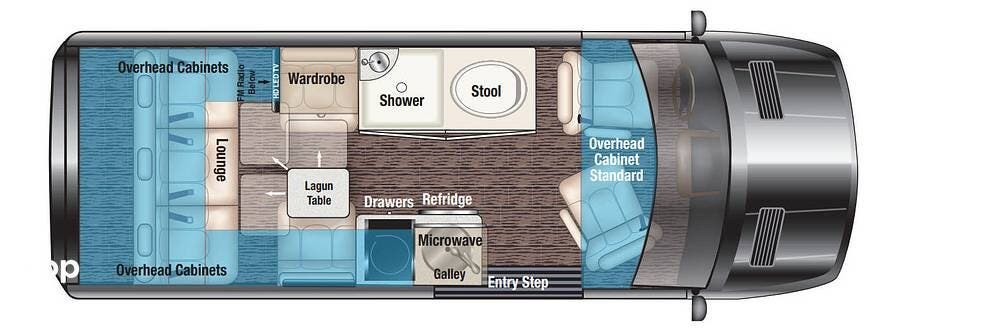 2023  Midwest Automotive Designs Passage FD2 - Used Class B For Sale by Pop RVs in Franklin, Tennessee features Generator, Air Conditioning