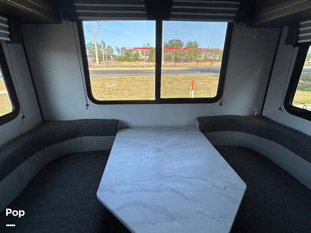 2021 Heartland Mallard 16SRD - Used Travel Trailer For Sale by Pop RVs in Ocala, Florida features Leveling Jacks, Awning, Air Conditioning