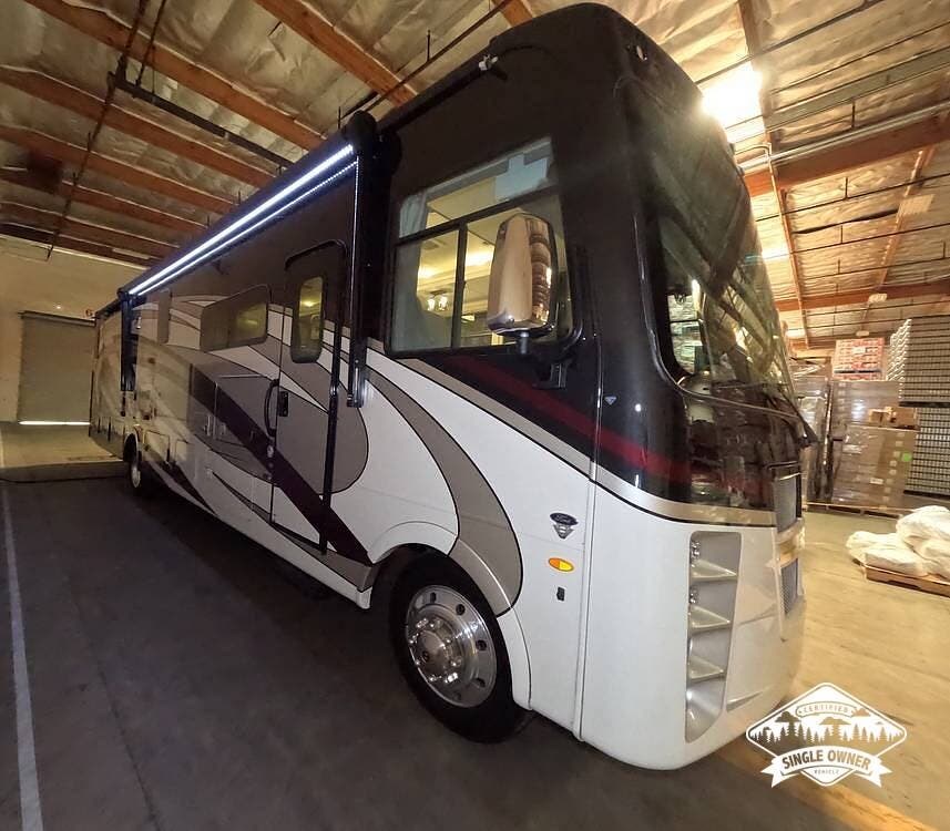 2022 Coachmen Encore 375RB - Used Class A For Sale by Pop RVs in Rancho Cucamonga, California features Generator, Air Conditioning, Slideout, Awning, Leveling Jacks